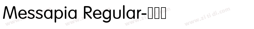 Messapia Regular字体转换